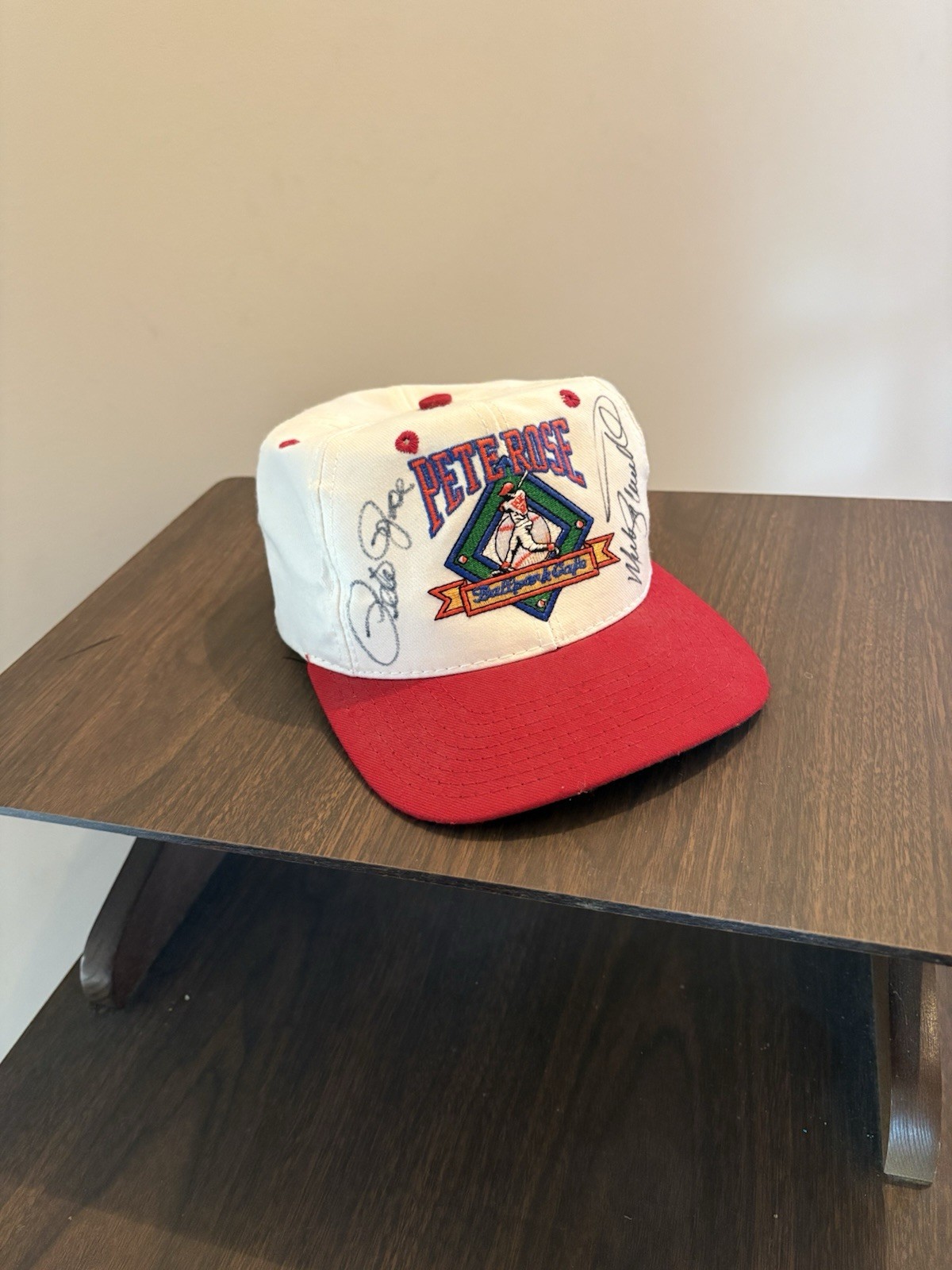 Pete Rose and Mike Schmidt Autographed Hat