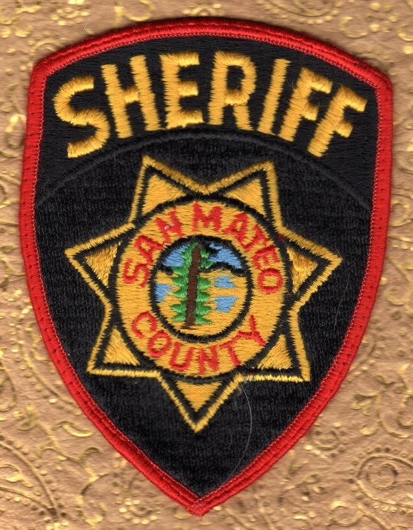 San Mateo California County Sheriff Shoulder Patch - Guaranteed Authentic
