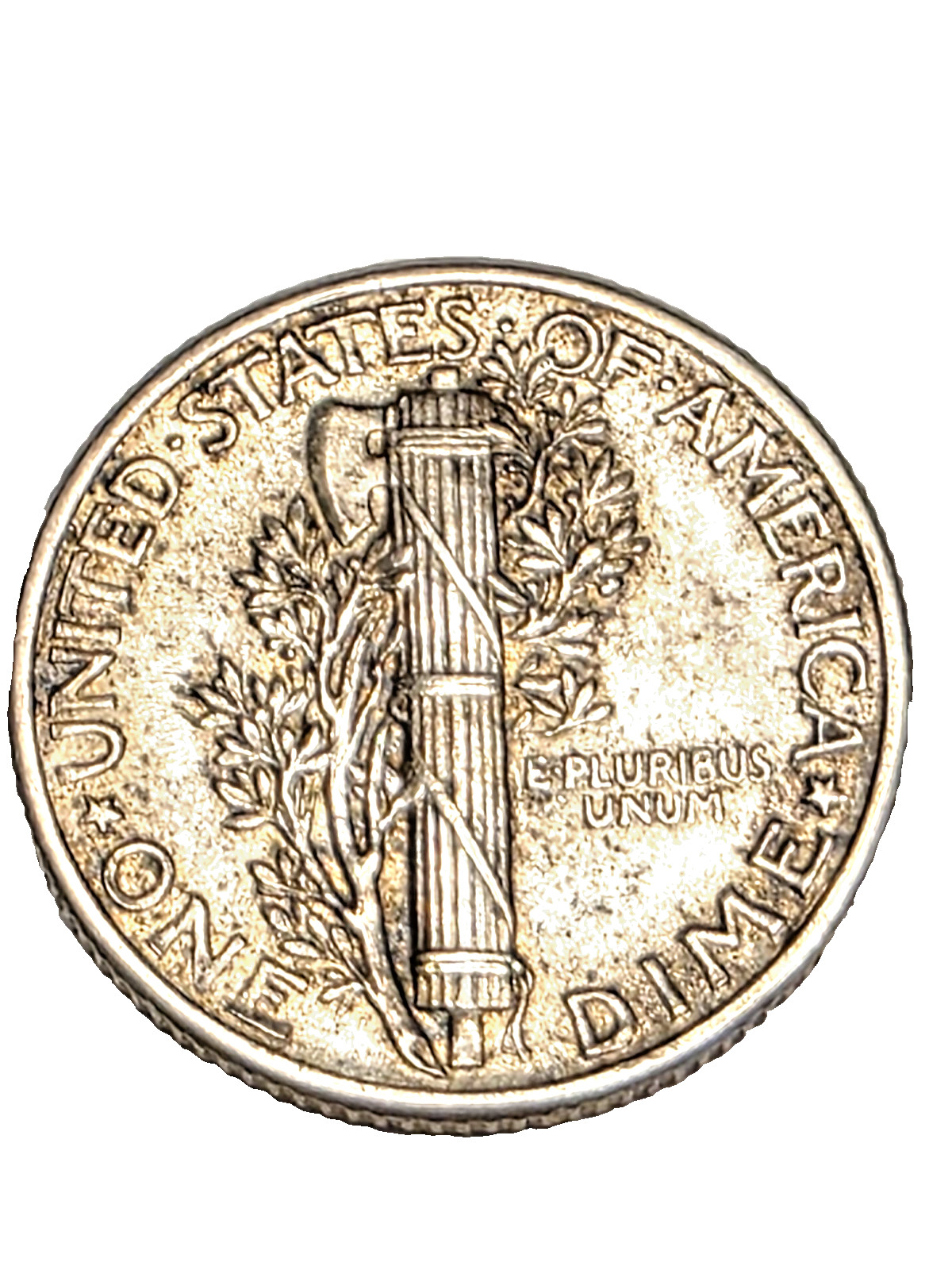 1941 Mercury Head Dime * FULL SPLIT BANDS * A Toned Beauty *