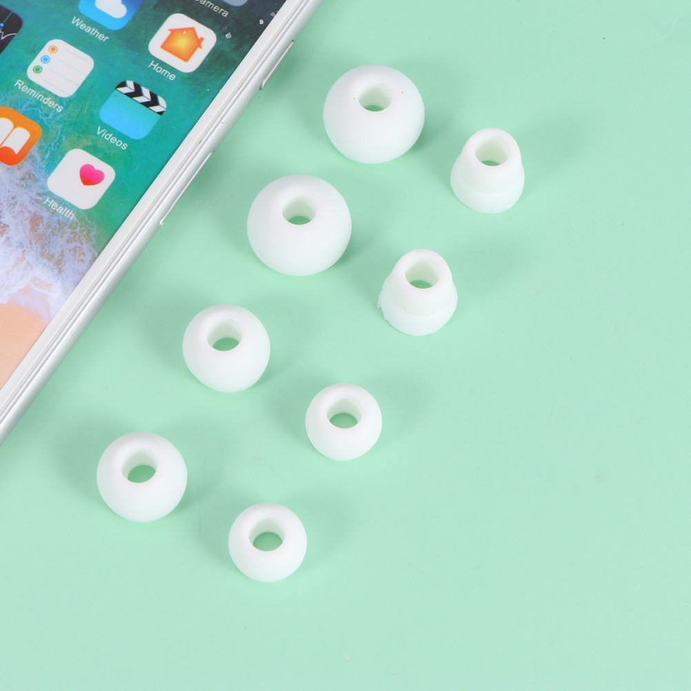 32Pcs Silicone Earphone Caps Reusable Earbuds Covers for Running Assorted Colors