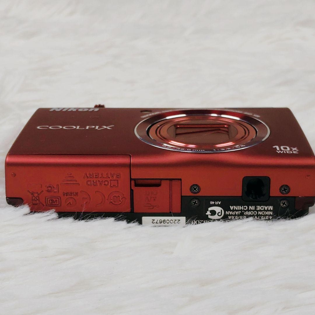 Excellent Nikon COOLPIX S6200 Brilliant Red (with Accessories)