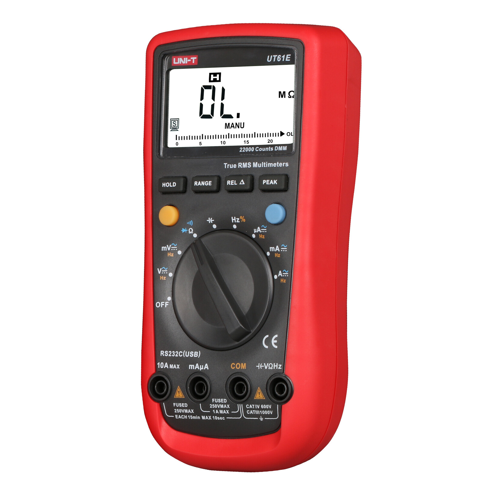 UT61E True RMS Digital Multimeter PC Link AC/DC Voltage Current Tester