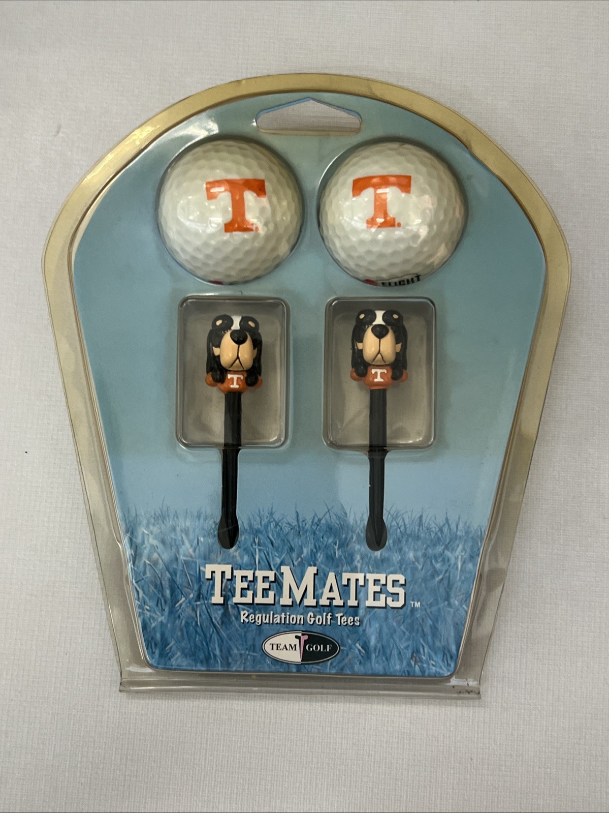 TeeMates Golf Tees & Balls Regulation Size Tennessee Volunteers Smokey Tees NEW