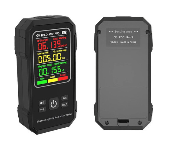 Digital EMF Meter Electromagnetic Field Radiation Detector LCD Geiger Counter US