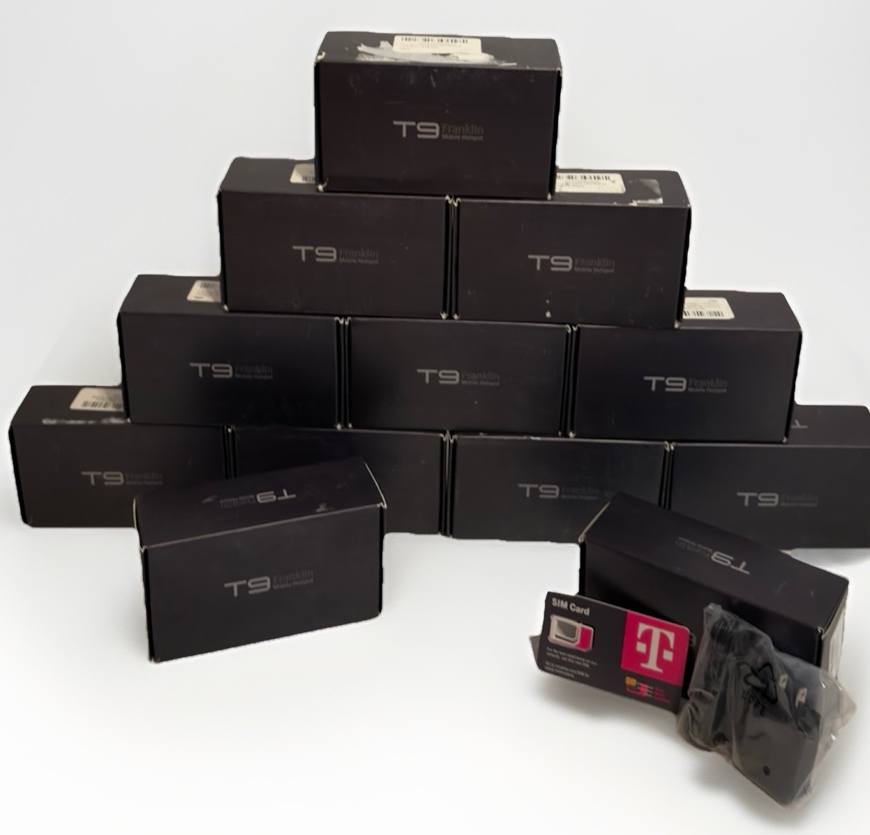 LOT 50 UNITS! Franklin T9 Mobile Hotspot T-Mobile Wireless Wi-Fi Micro USB Black