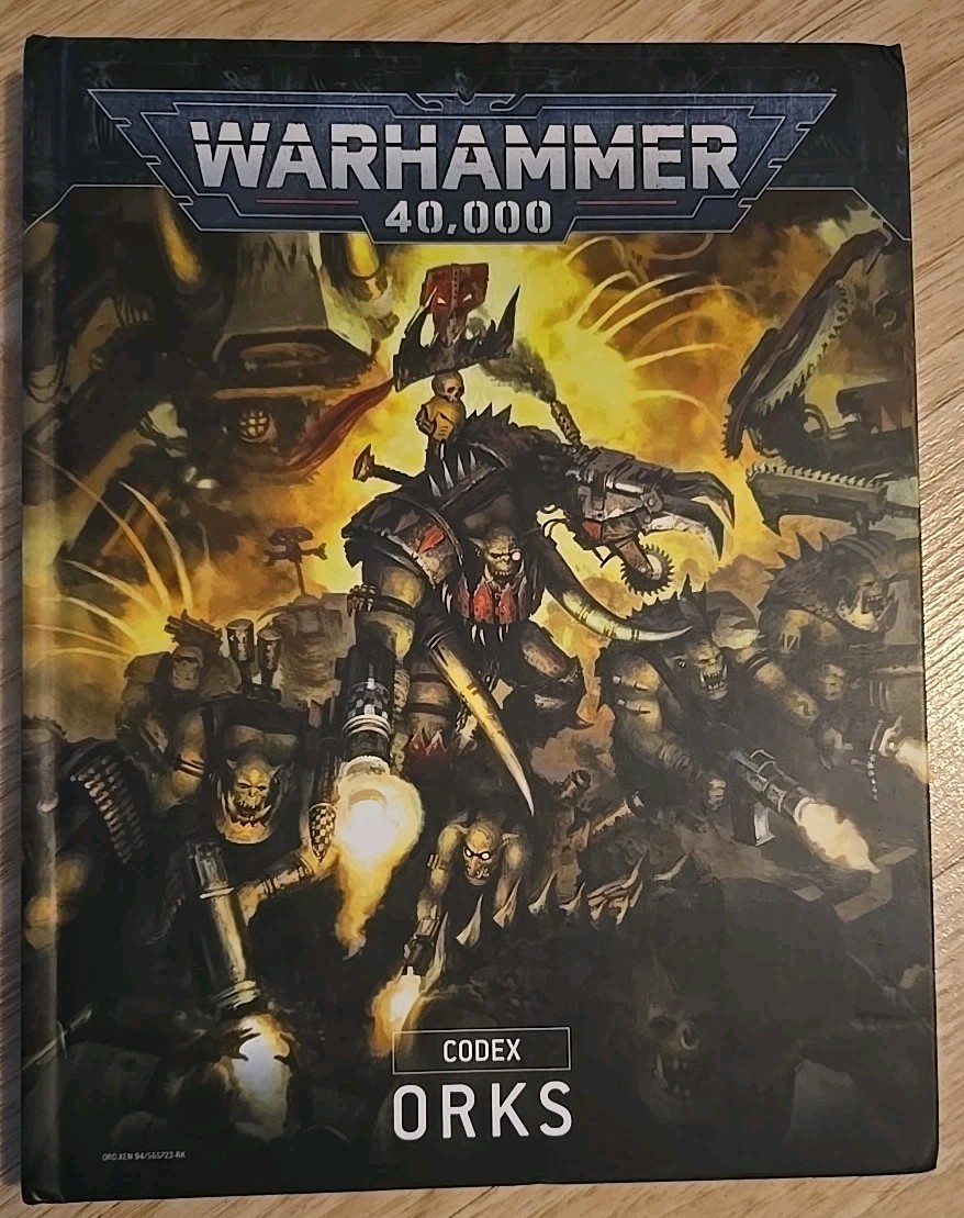 Games Workshop Warhammer 40k Codex Orks 2021 Hardcover RPG 40000 Army Sourcebook