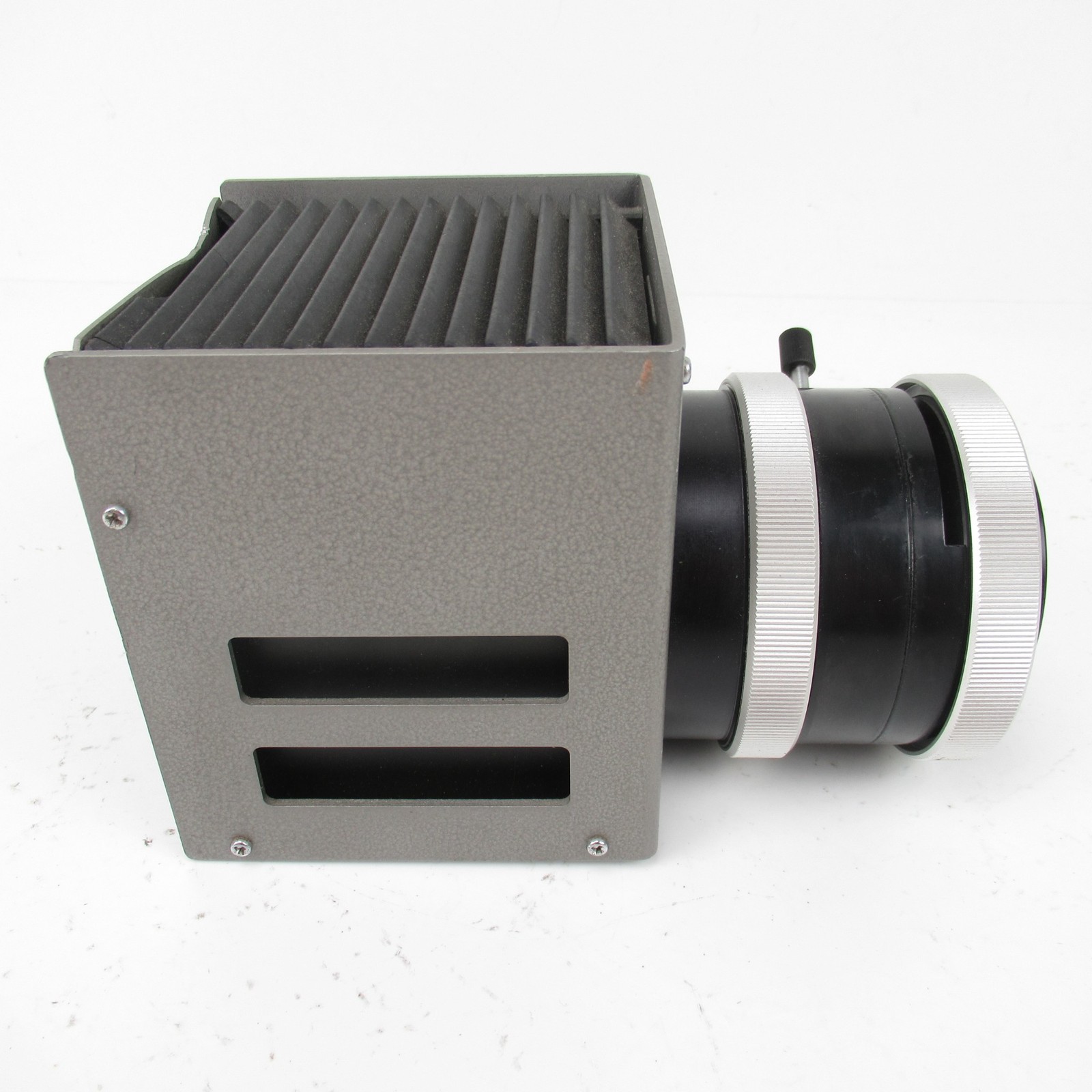 OLYMPUS 100W HALOGEN LIGHT SOURCE FOR VANOX MICROSCOPE - DENT IN HOUSING