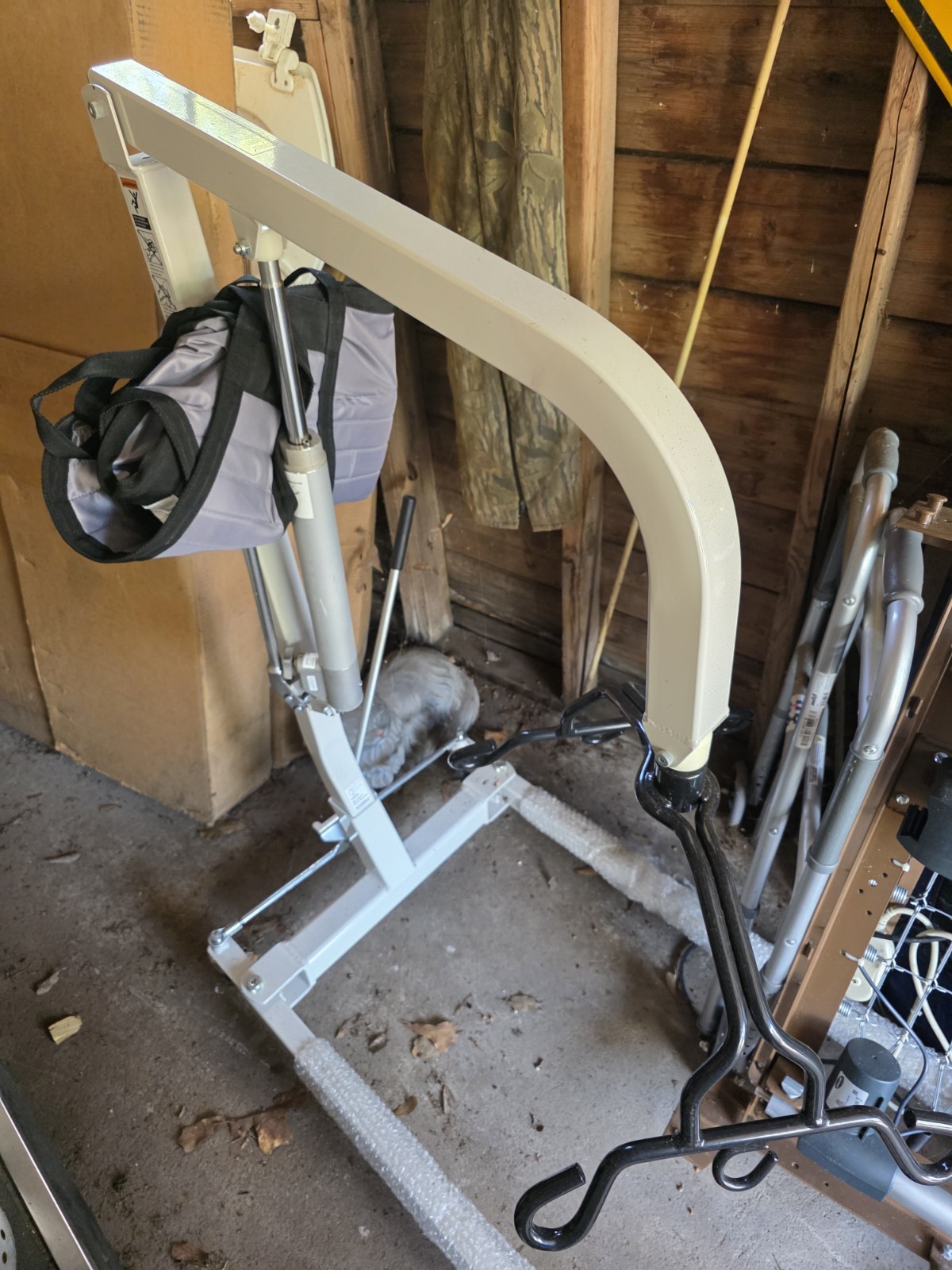 Hi-Fortune HY106-A Patient Lift Unfoldable Hydraulic Medical Body Lift w/ Sling 