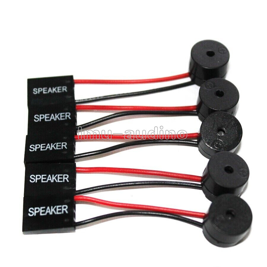 5PCS Motherboard Speaker Desktop PC Computer Case Buzzer BIOS Beep Alarm Mini