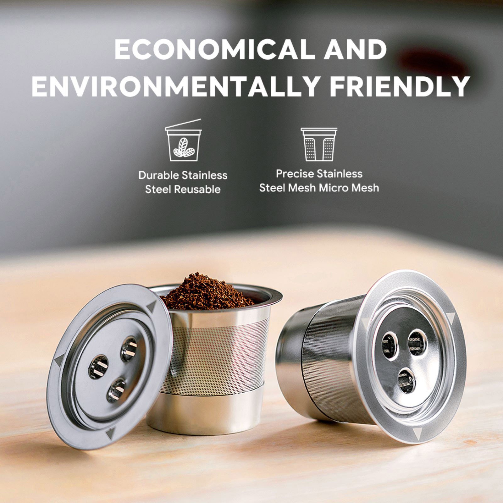 1 PC Stainless Steel Capsule Filter Shell Accessory For Ninja Coffee Machine