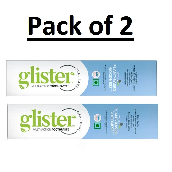 2X Amway Glister Toothpaste 200gm Each - Long Expiry & Free Ship