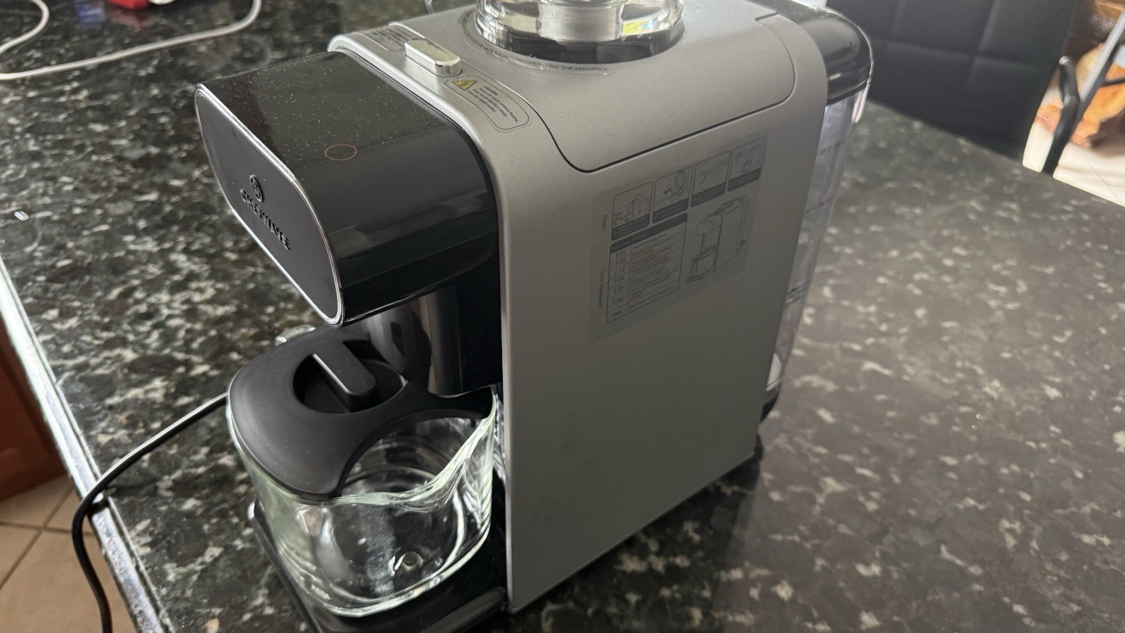 ChefWave Milkmade Non-Dairy Milk Maker Silver/Black CW-NMM-BLK