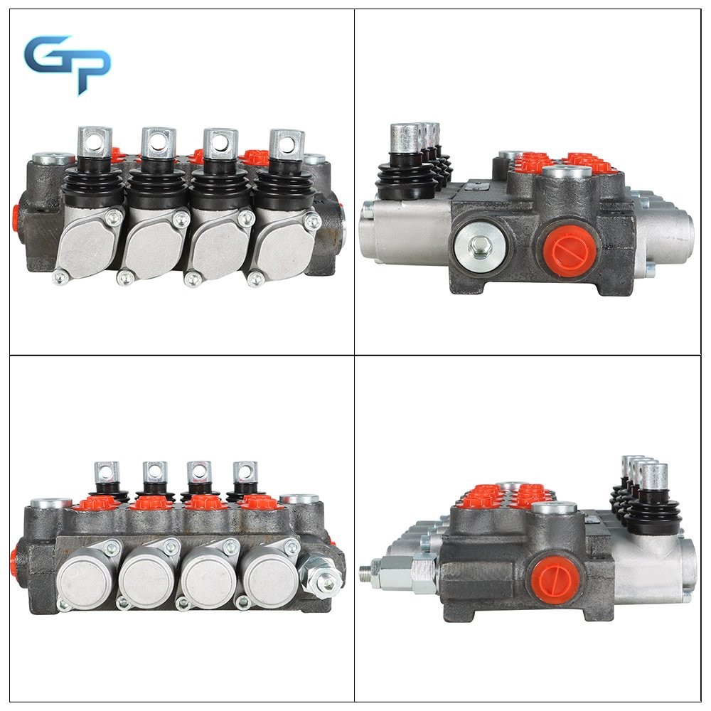 Hydraulic Directional Control Valve 4 Spool 11 gpm BSPP Interface