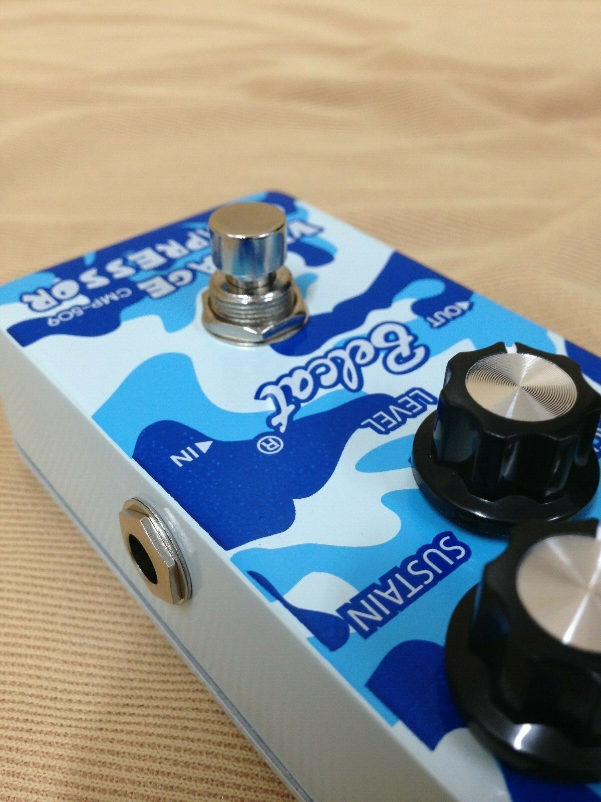 Belcat CMP-509 Guitar Effects Pedal, Vintage Compressor - Blue