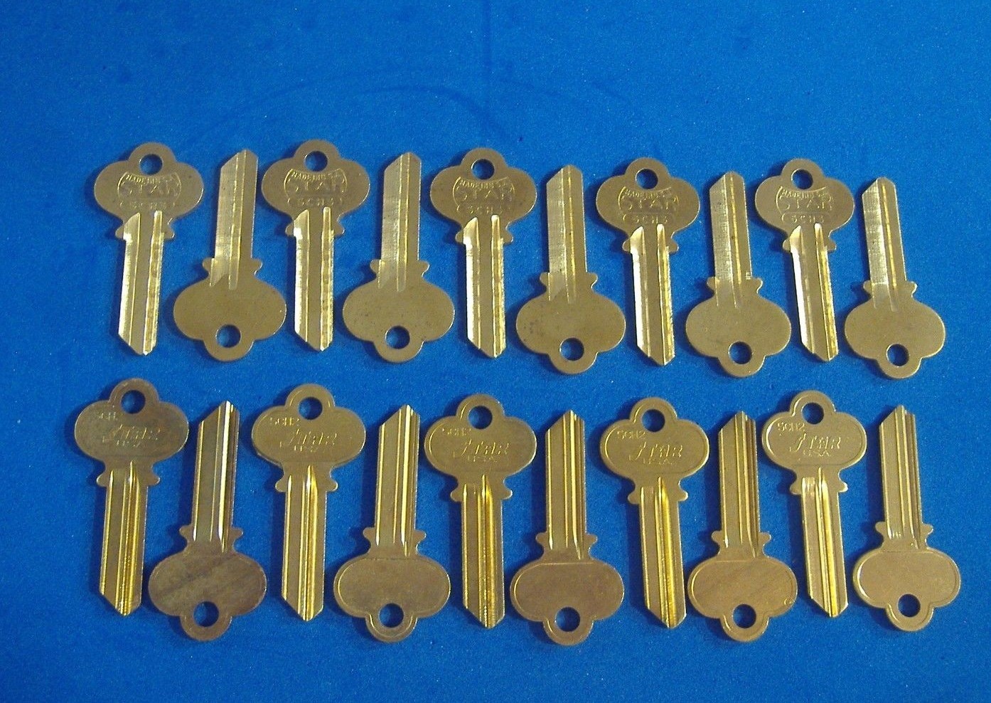 140 KEY BLANKS FIT BEST & SARGENT NICKEL SILVER & BRASS