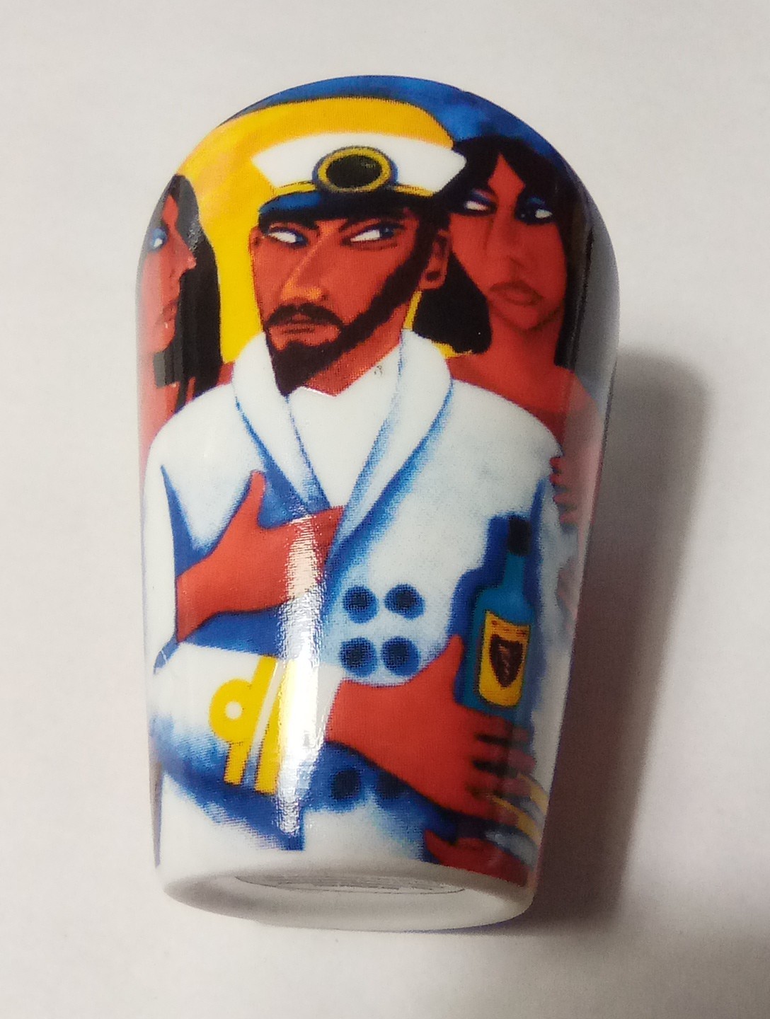 KNUTTEL CAPTAIN BAR SCENE LOGO SHOT GLASS GREAT FOR ANY COLLECTION!