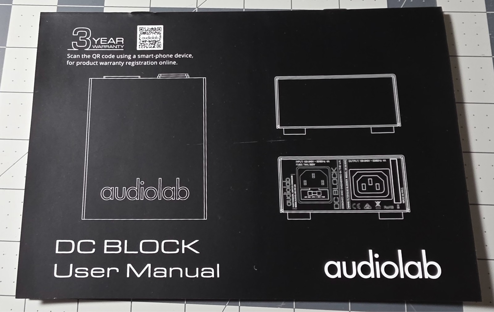 Audiolab DC Block Audio Grade Mains Filter & Direct Current Blocker