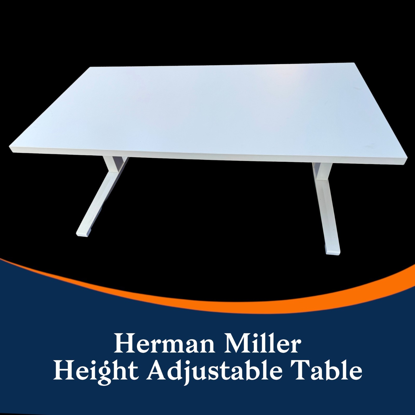 🔥 Herman Miller Renew Executive Standing Desk 54x30 Studio White ⚡