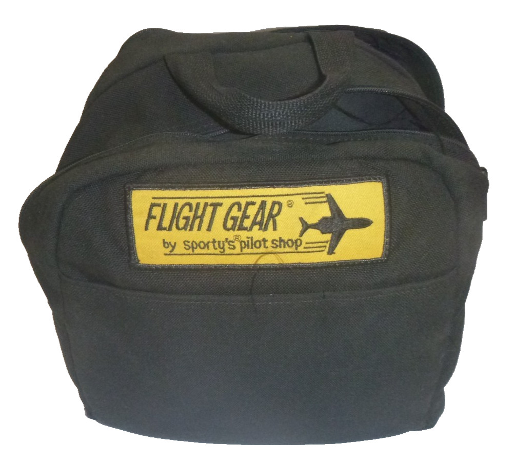Sporty’s Pilot Shop Headset Flight Bag - 2 Headsets - Zippered and Cushioned