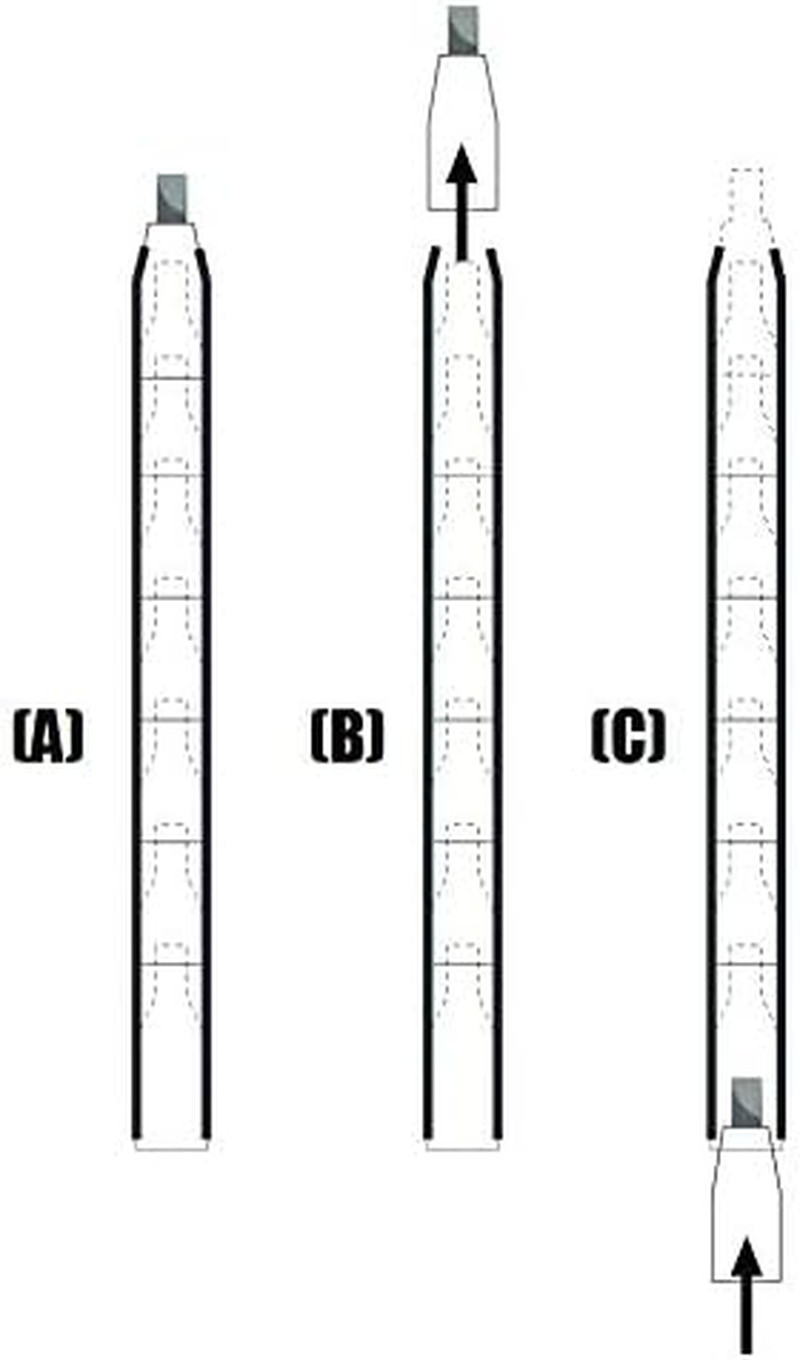 Co CP216 Alwayssharp Refillable Mechanical Carpenter Pencil, Two Pack, with 8 Mo