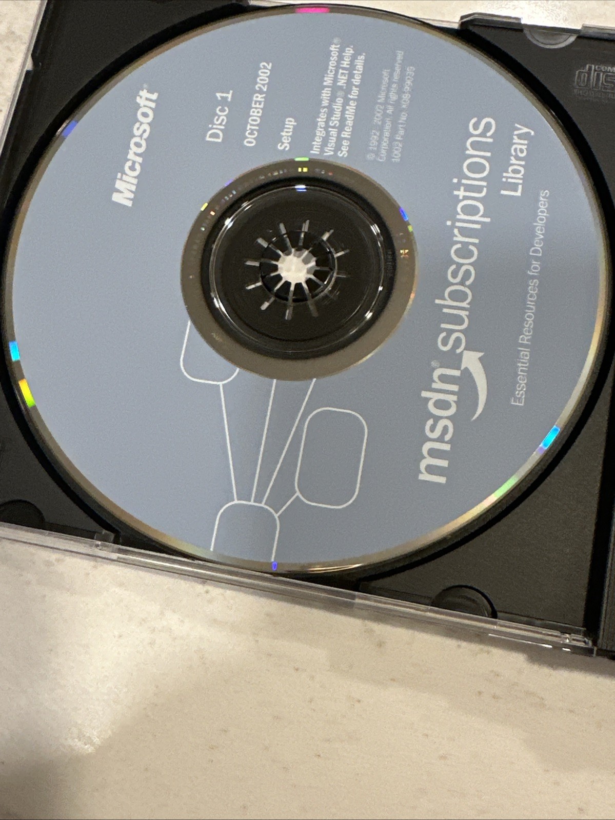 Microsoft MSDN Subscriptions Library 3CDs October 2002