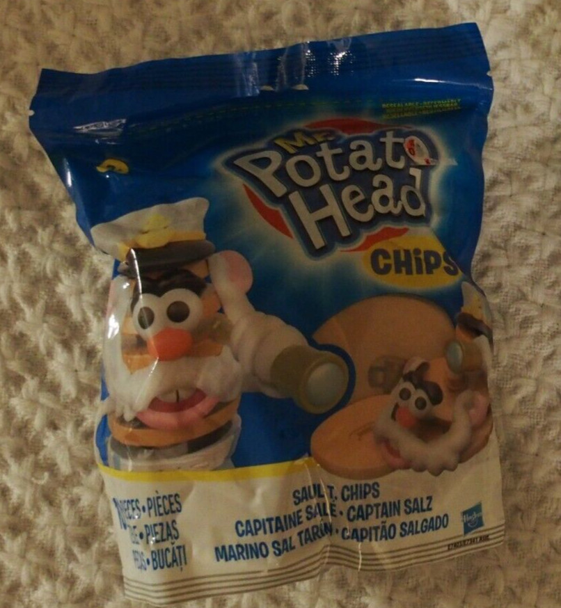 Mr. Potato Head Saul T. Chips NEW 10 pieces ages 3 and up Hasbro Rare toy