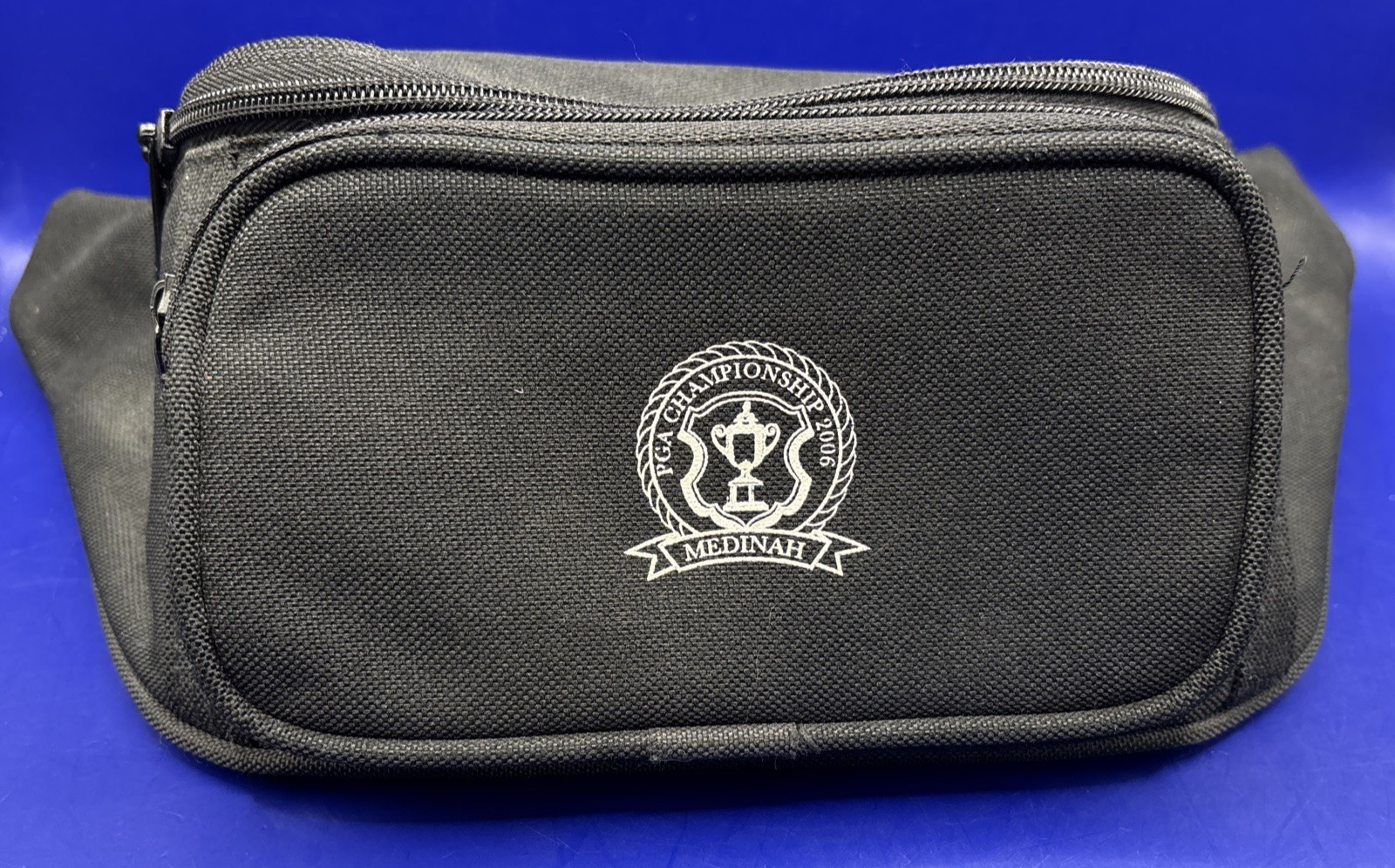 2006 PGA Championship Medinah (IL) Country Club Zipper 3-Pocket Black Fanny Pack