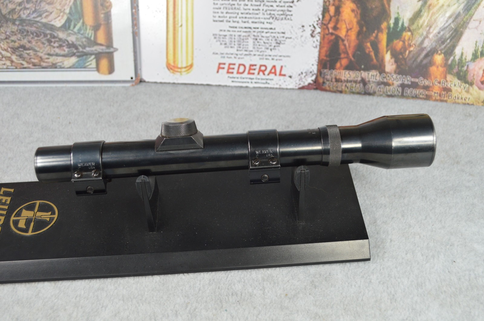 Weaver K3-1 Steel Tube Crosshair 1" USA Rifle Scope in Weaver Rings