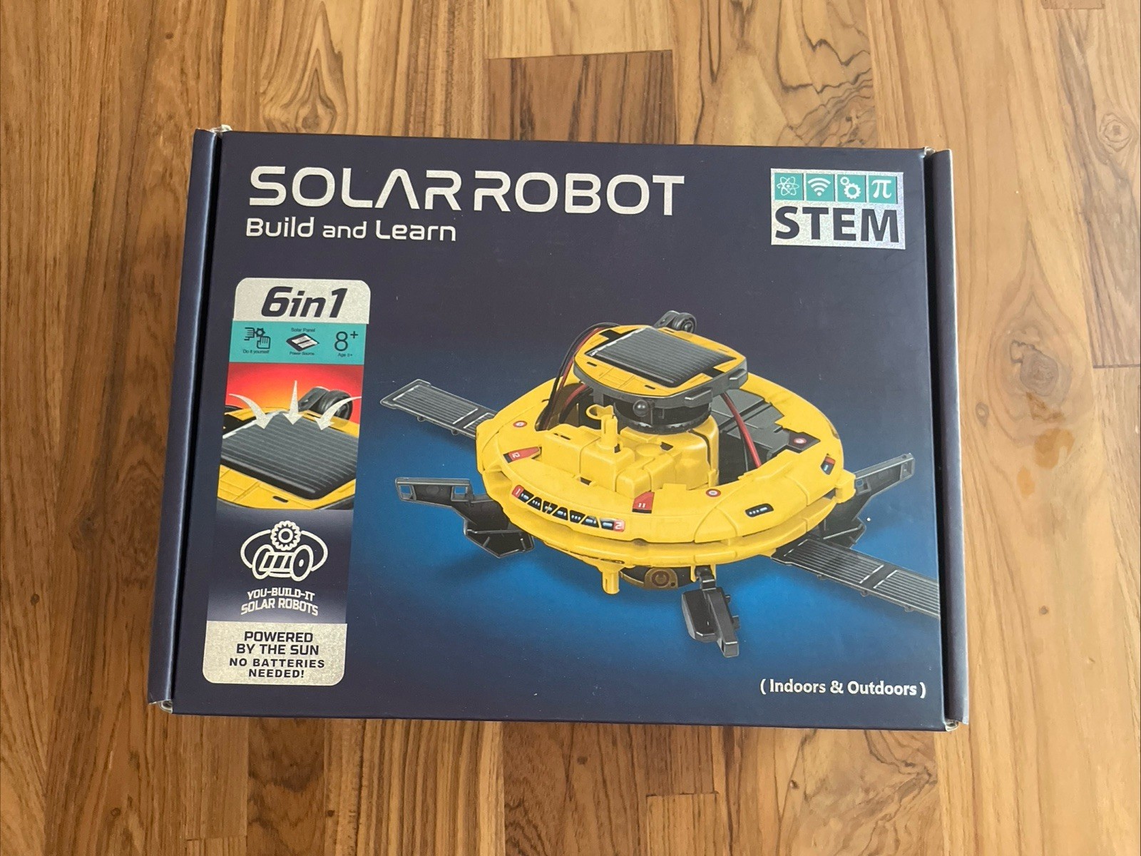 STEM Build and Learn Solar Robot Space Shuttle Astronaut 6-In-1 Robot Model Kit