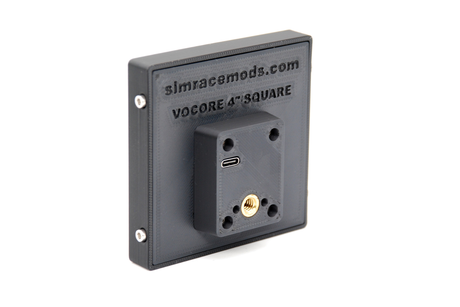 Vocore 4" Square Display Case - Sim Racing Flag Display