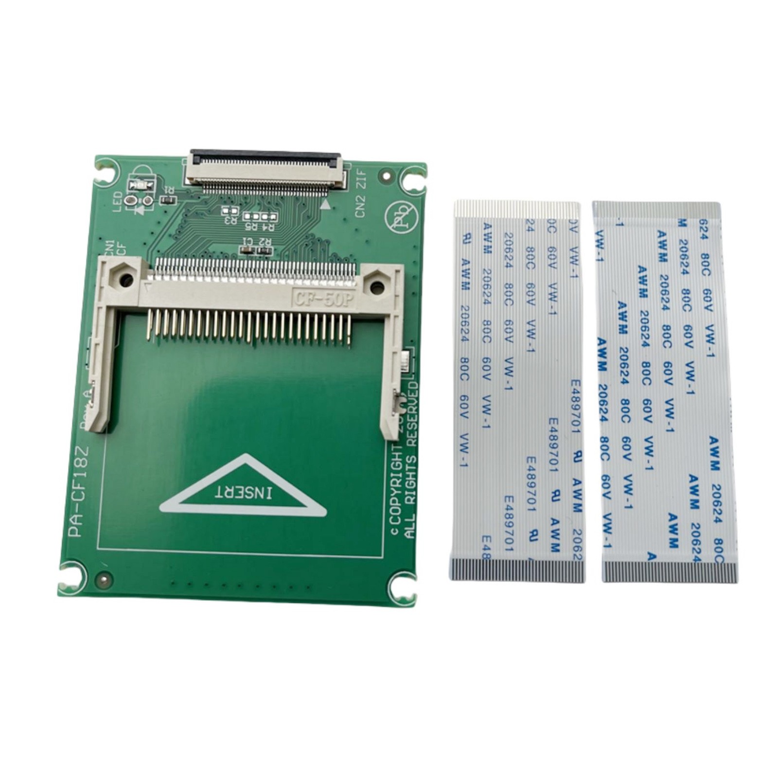 CF to ZIF Adapter Card (40Pin) supports For Windows 3.1, NT4, 98SE System