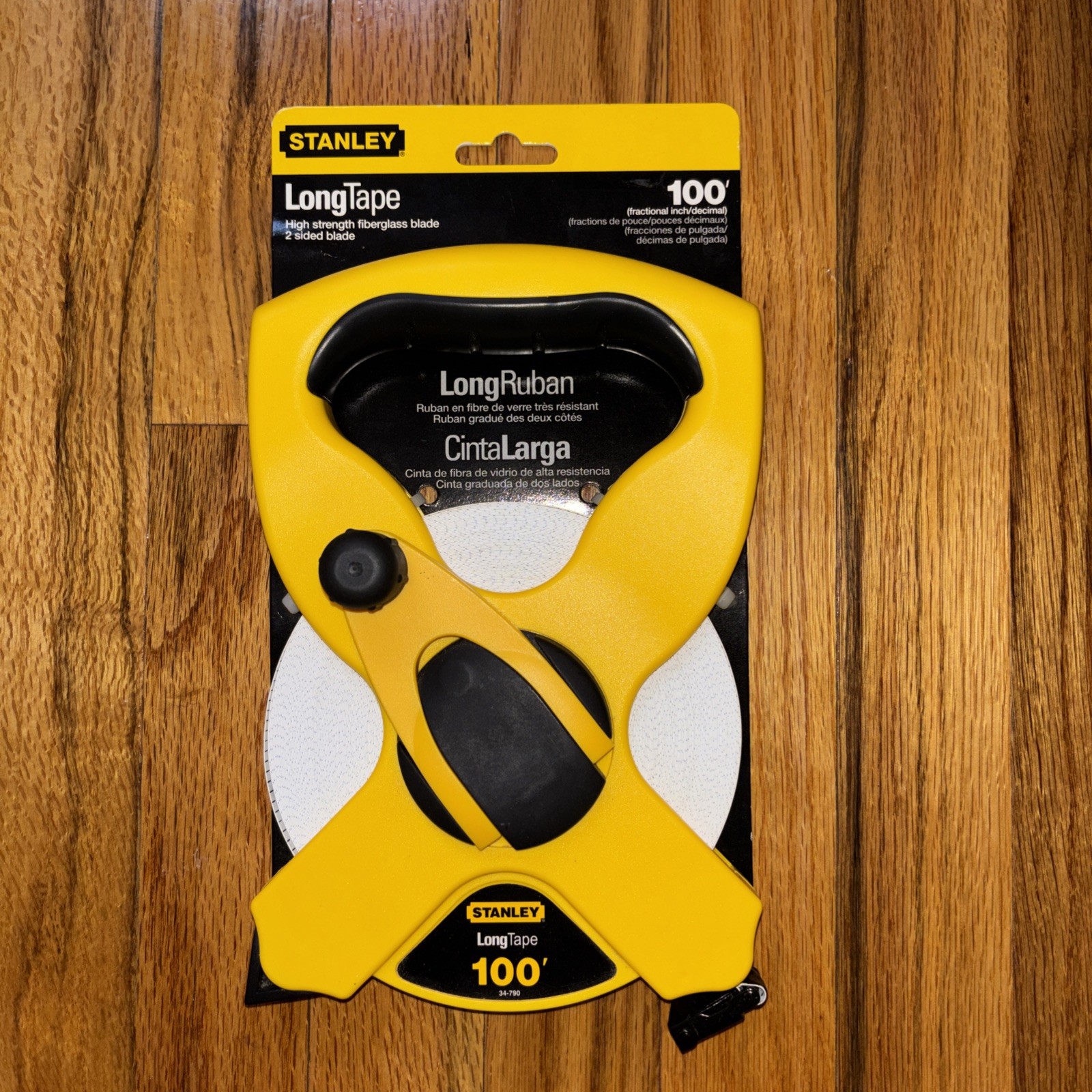 Stanley  #34-790  100-Foot Open Reel Fiberglass Long Tape Rule NEW