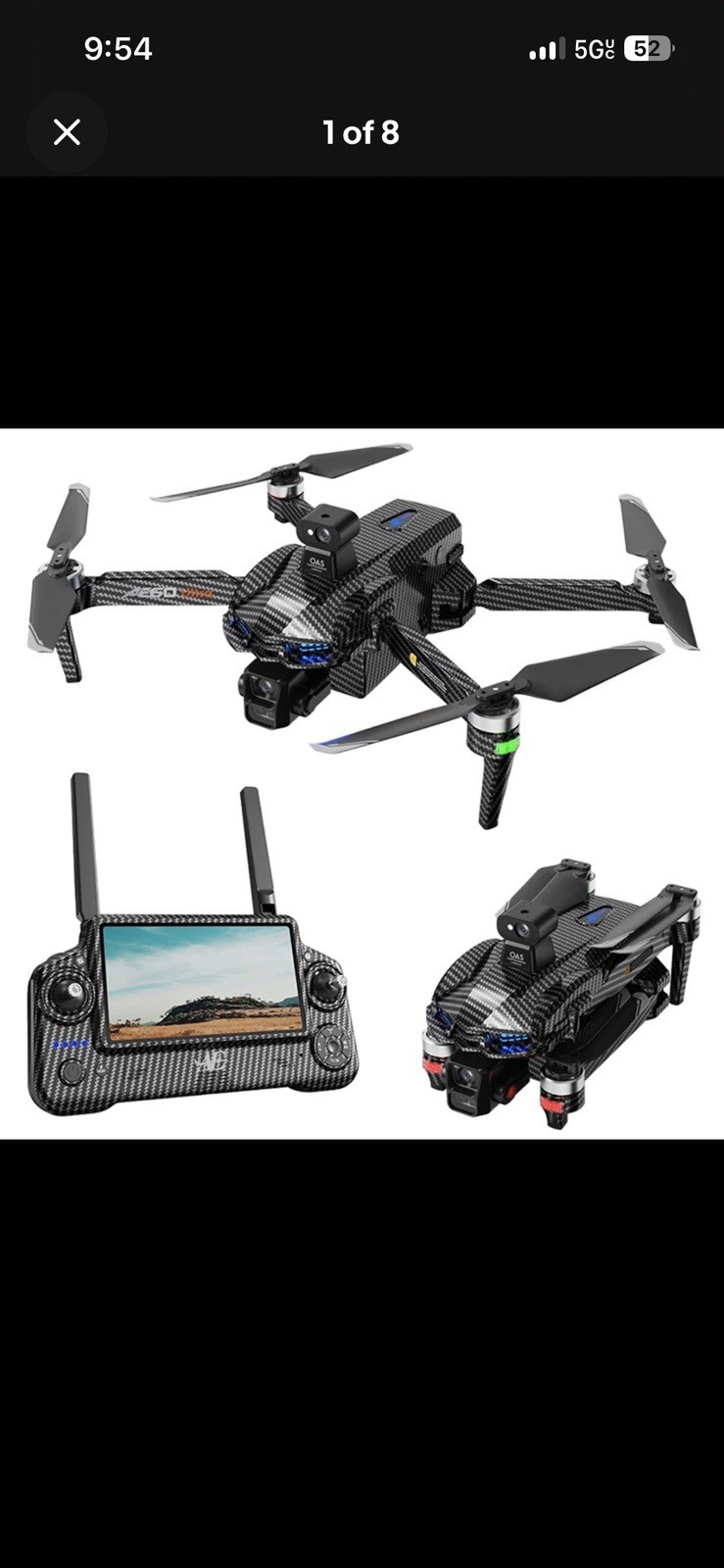 AE60 Drone with Camera 4K for Adults & Beginners, GPS Drone with 3-Axis Gimbal,