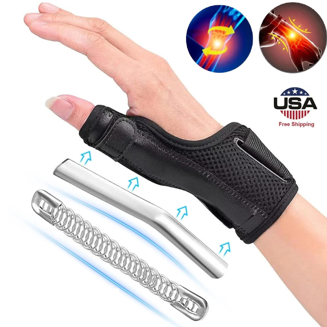 Sport Thumb Wrist Support Brace Carpal Tunnel Sprain Splint Arthritis Left Right