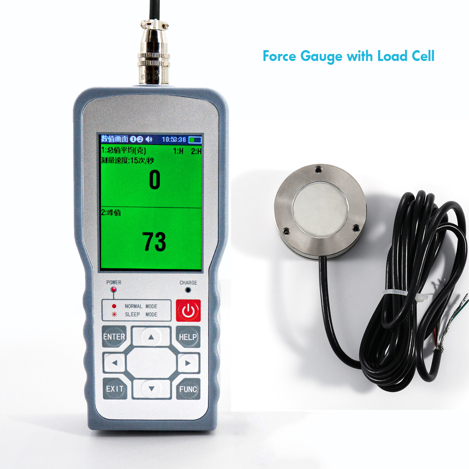 Digital Force Gauge with Load Cell Sensor Test Force Weight Pressure