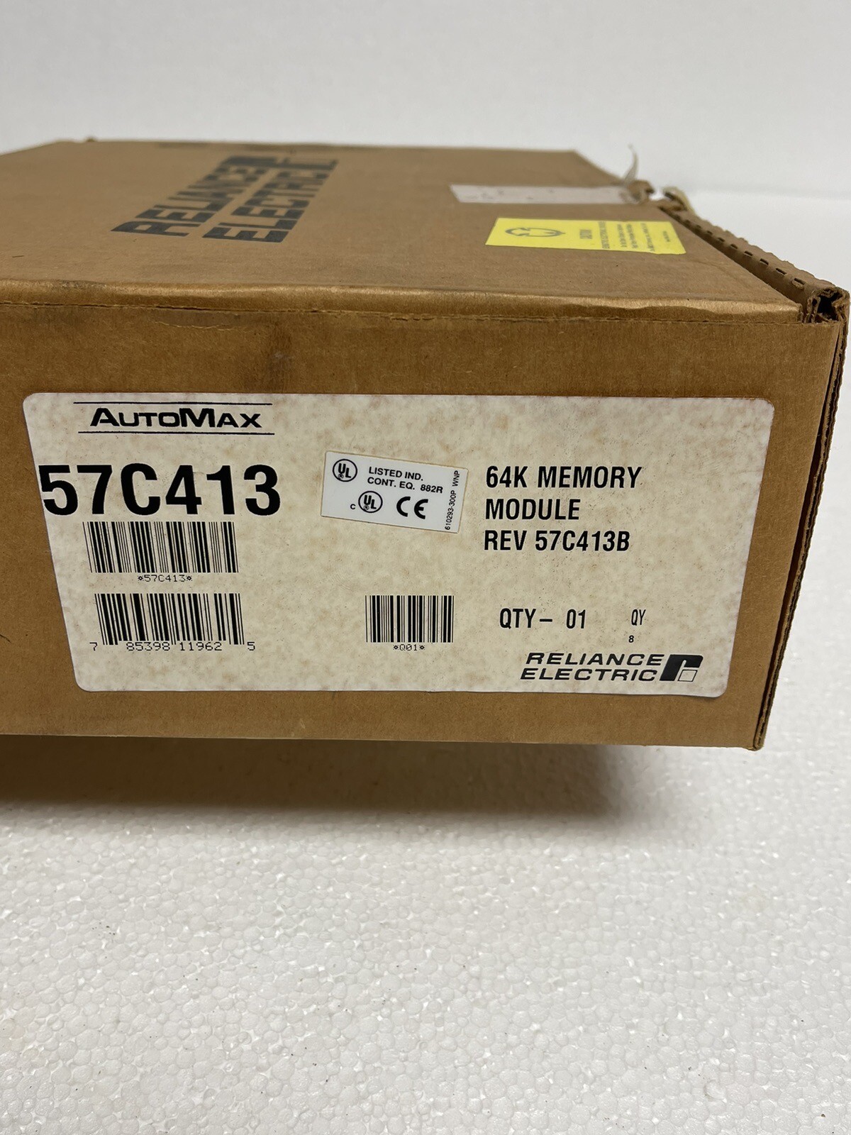 RELIANCE ELECTRIC COMMON MEMORY MODULE 57413-3F / MANUAL J-3636-2 NIB