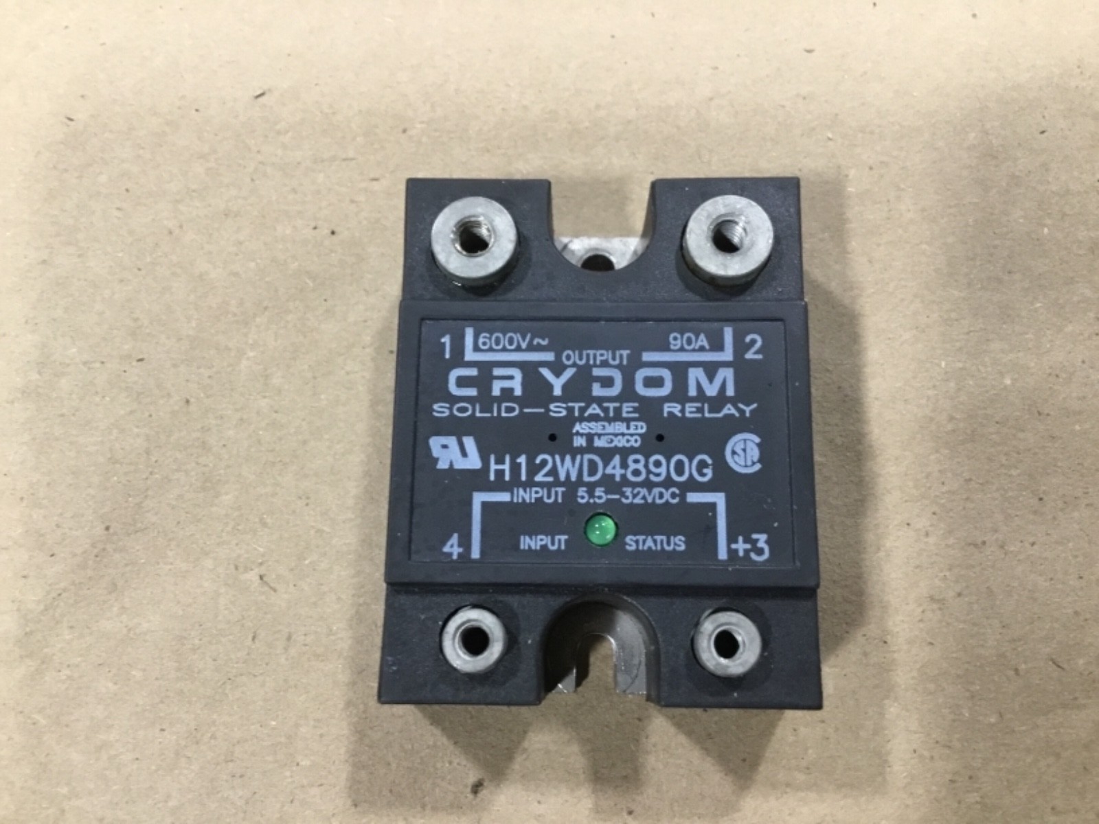 Crydom H12WD4890G Solid State Relay 600V 90A Output #25A35