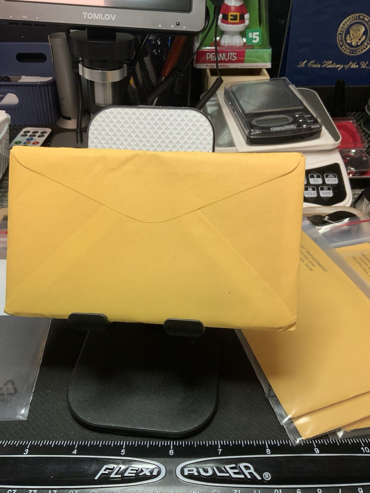 1964 US Mint Proof Set 5 Coins 90% Silver Flat Pack COMPLETE!