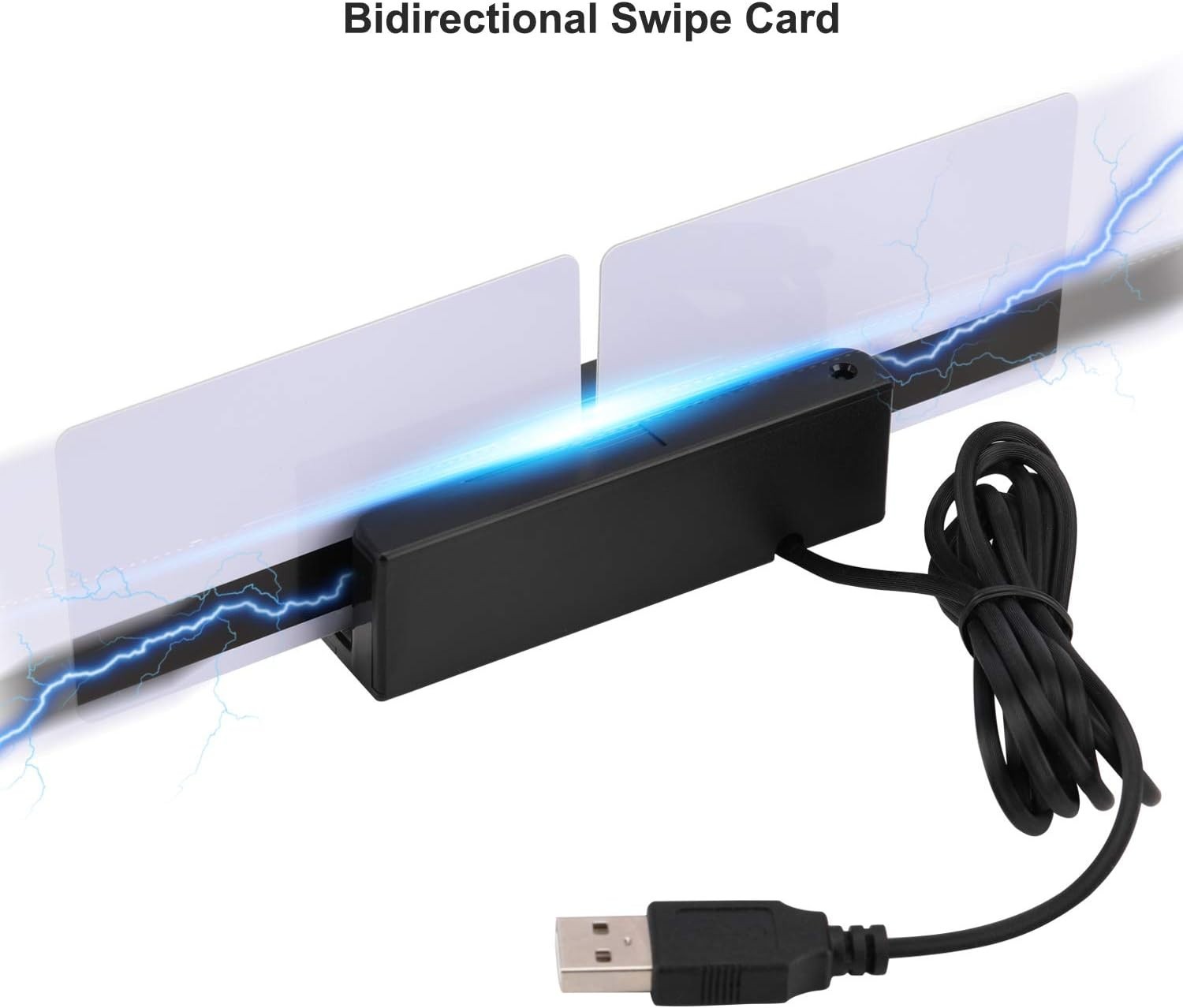USB Magnetic Credit Card Reader Swipe Machine for POS ID Verification