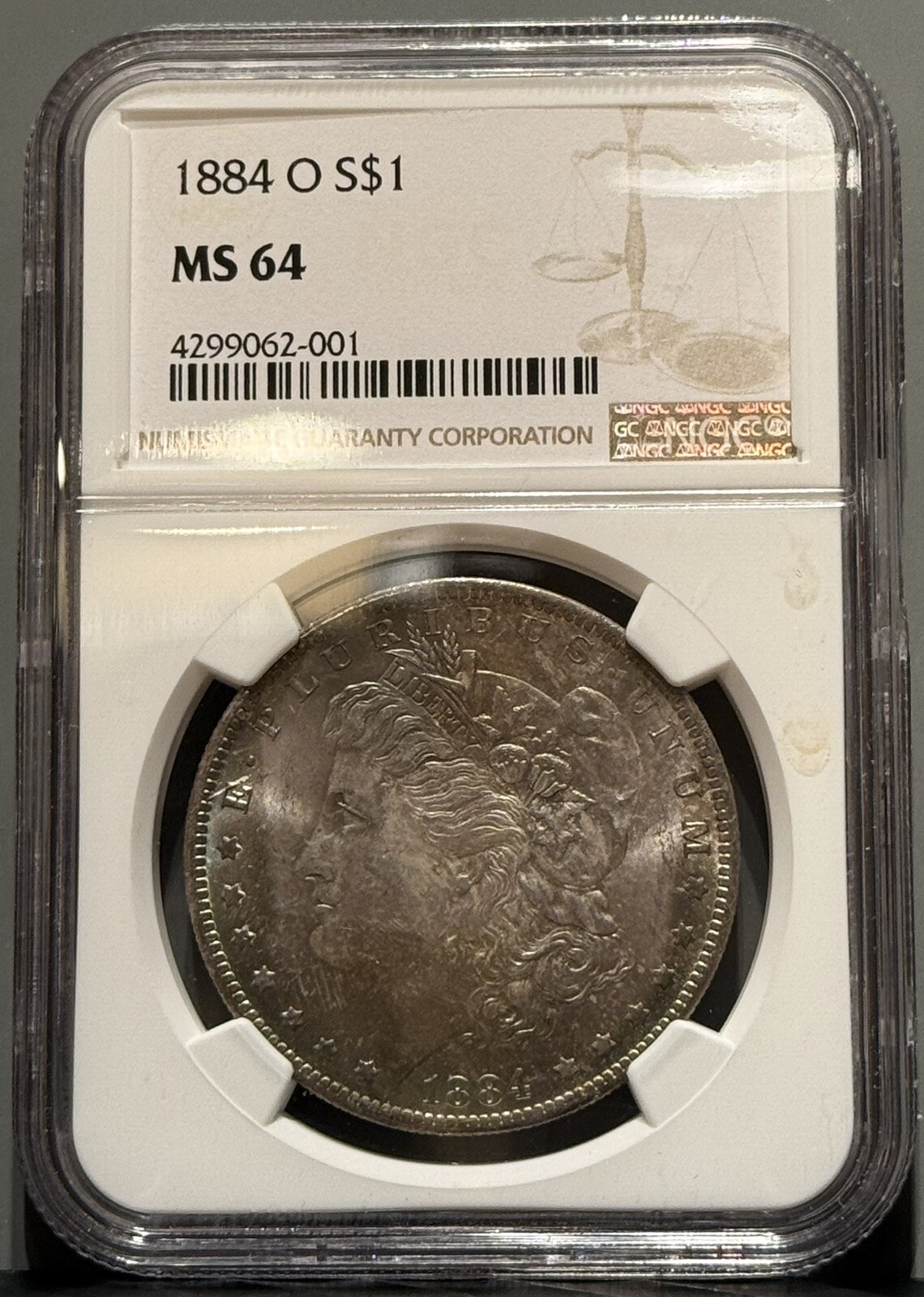 1884-O Morgan Dollar NGC Certified MS64