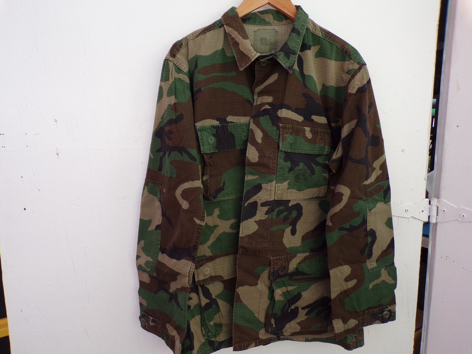 Military US MARINE Uniform Woodland Combat Camo Pattern Medium Long