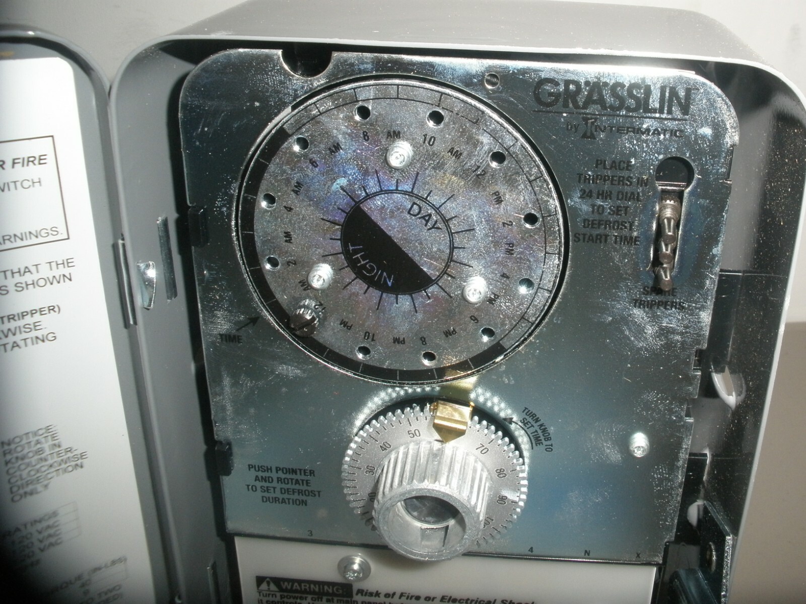 INTERMATIC G8000 SERIES MECHANICAL DEFROST TIMER