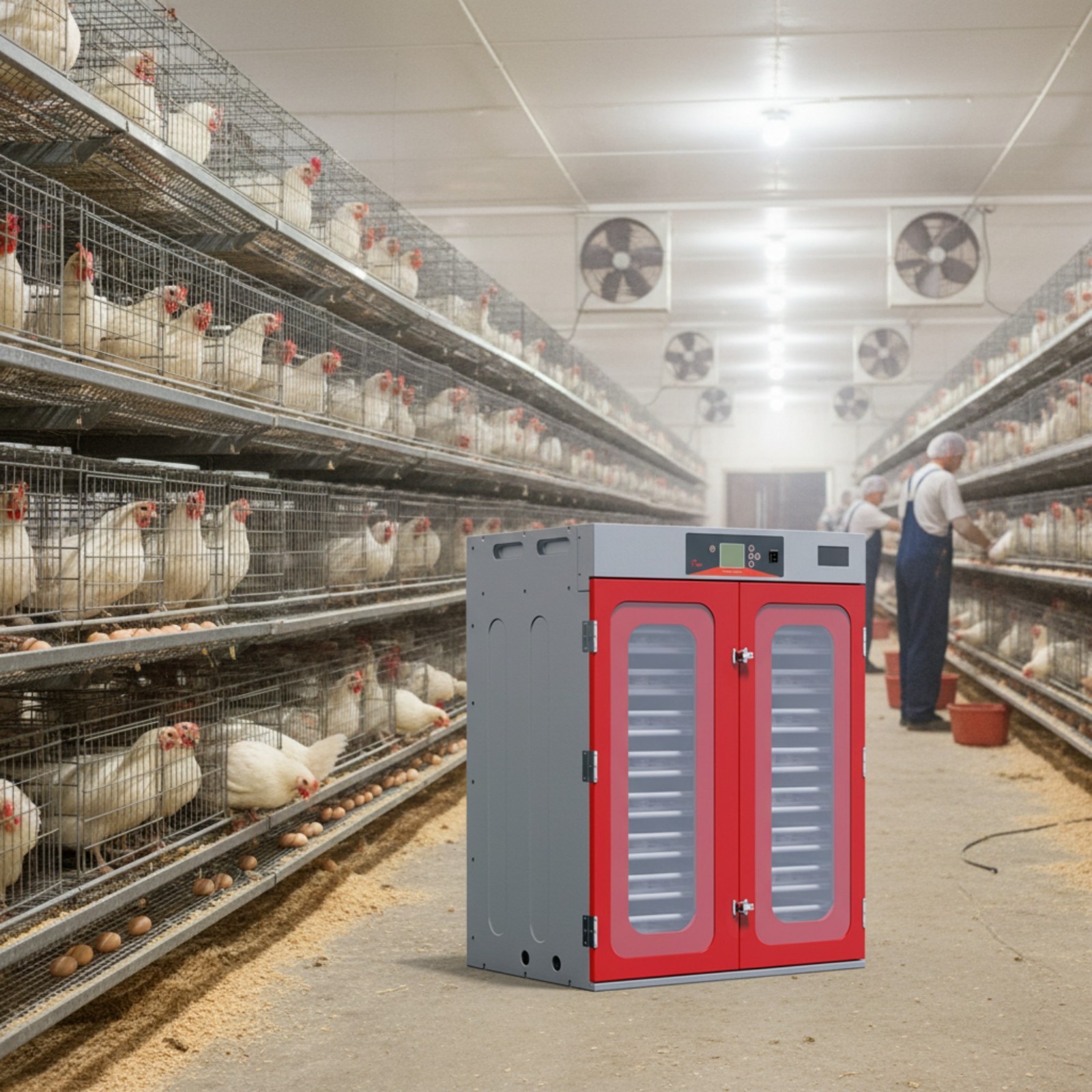 1000-Egg Commercial Cabinet Incubator w/Automatic Temperature & Humidity Control