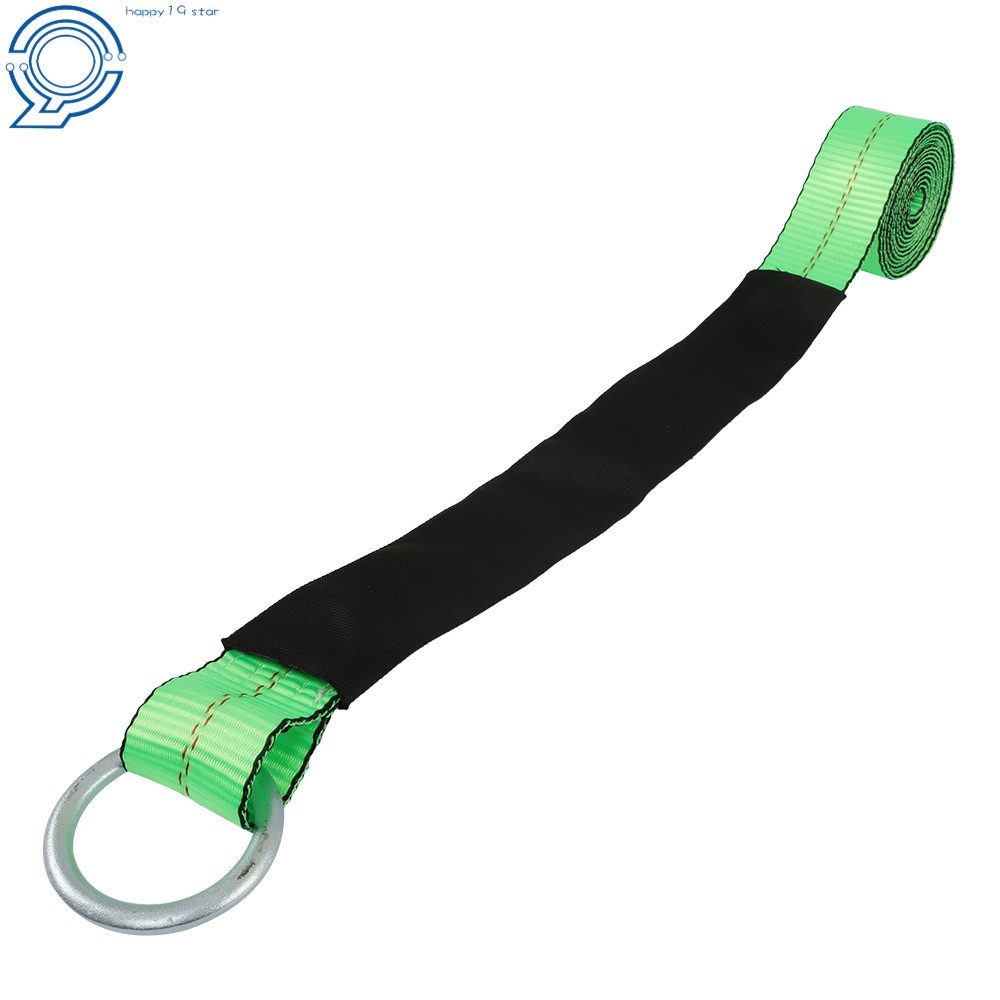 Car Tie Down with Snap Hooks Lasso Style (4 Pack) 2 Inch x 96 Inch For Trailer