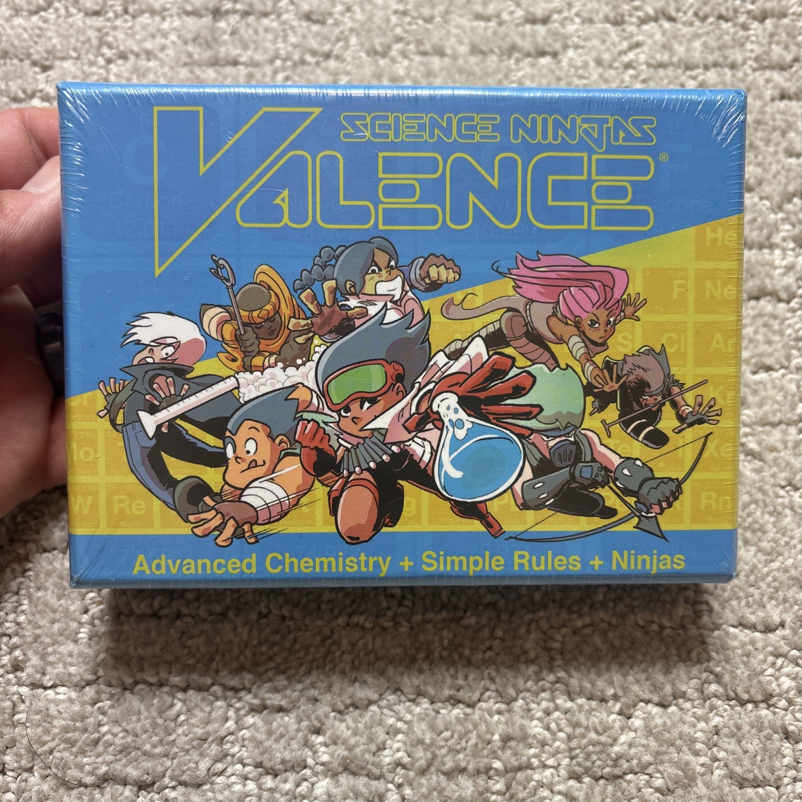 Science Ninjas Valence Advanced Chemistry Simple Rules Kids Card Game New Sealed