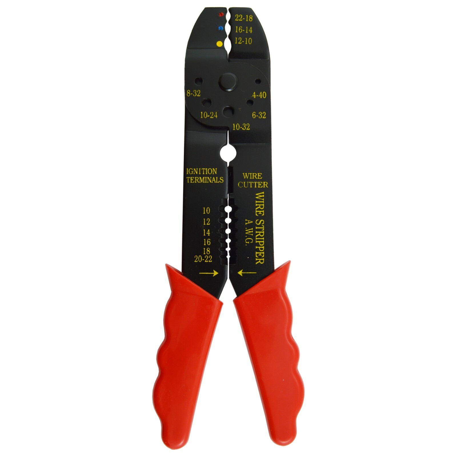 Crimping Tool and Wire Stripper - Strips and Cuts 10 to 22 Gauge Wire
