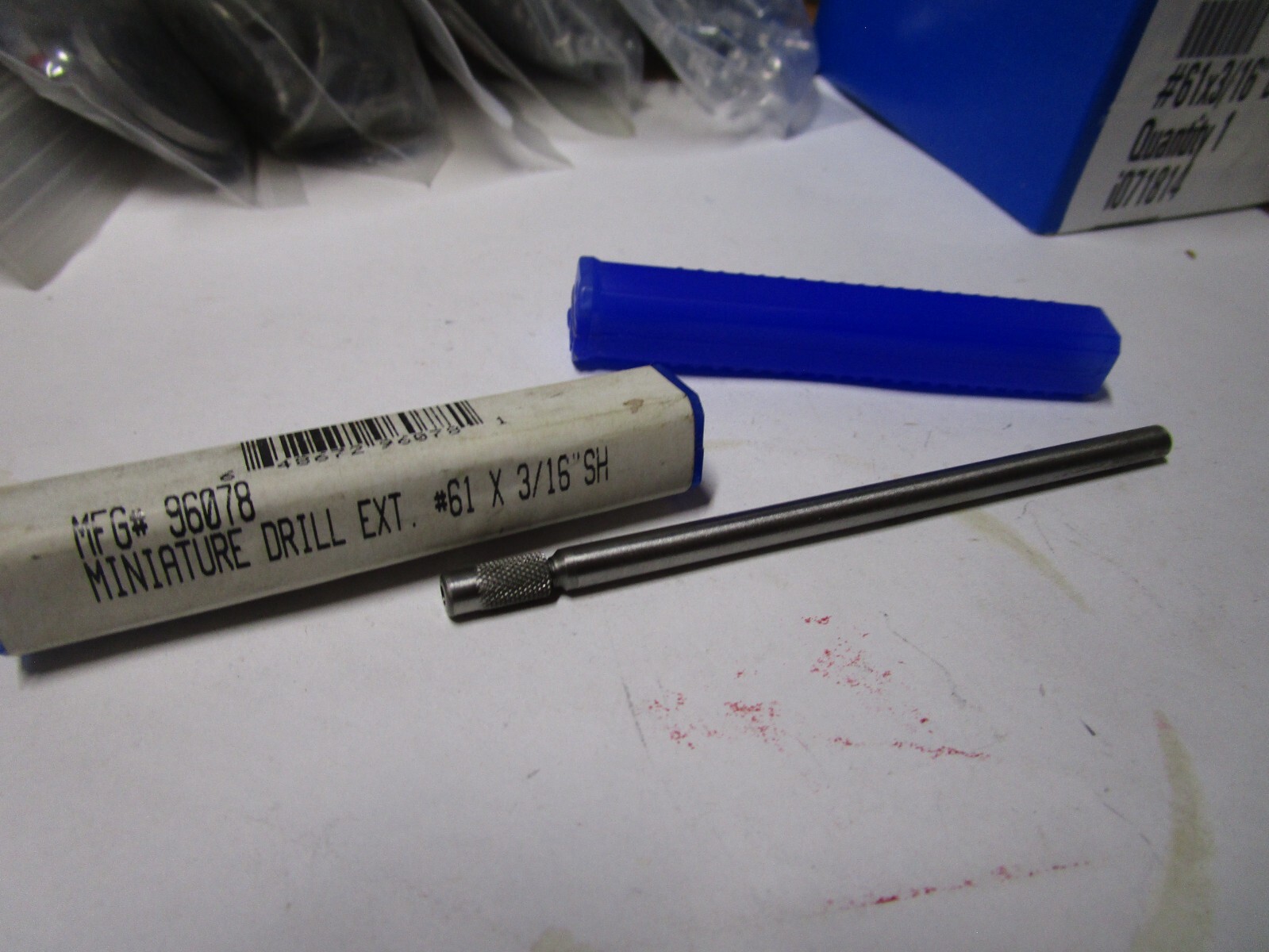 #61 Drill 3/16"Dia x 4"L Miniature Drill Extension