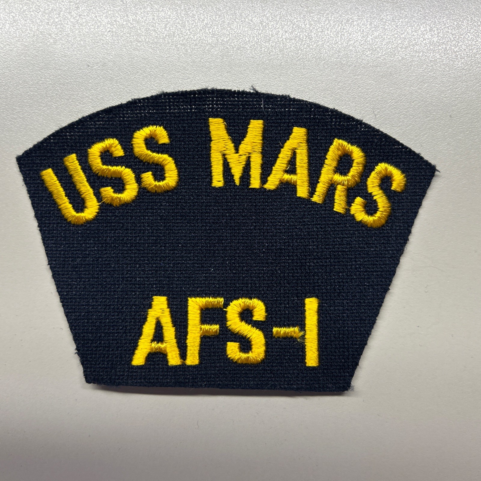 NEW RARE US Navy USS Mars AFS-1 Embroidered Cap Military Patch