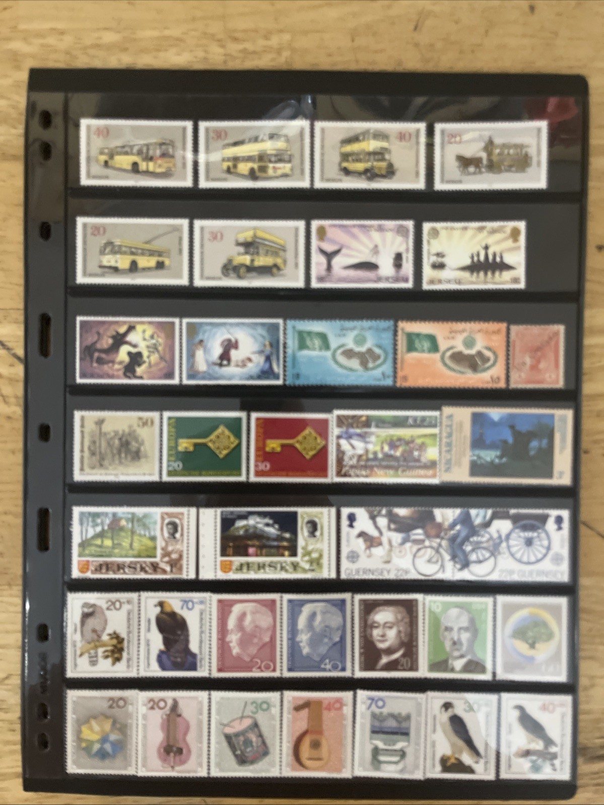 Lot of new and used stamps from all over the world. Off Paper.and a few on paper