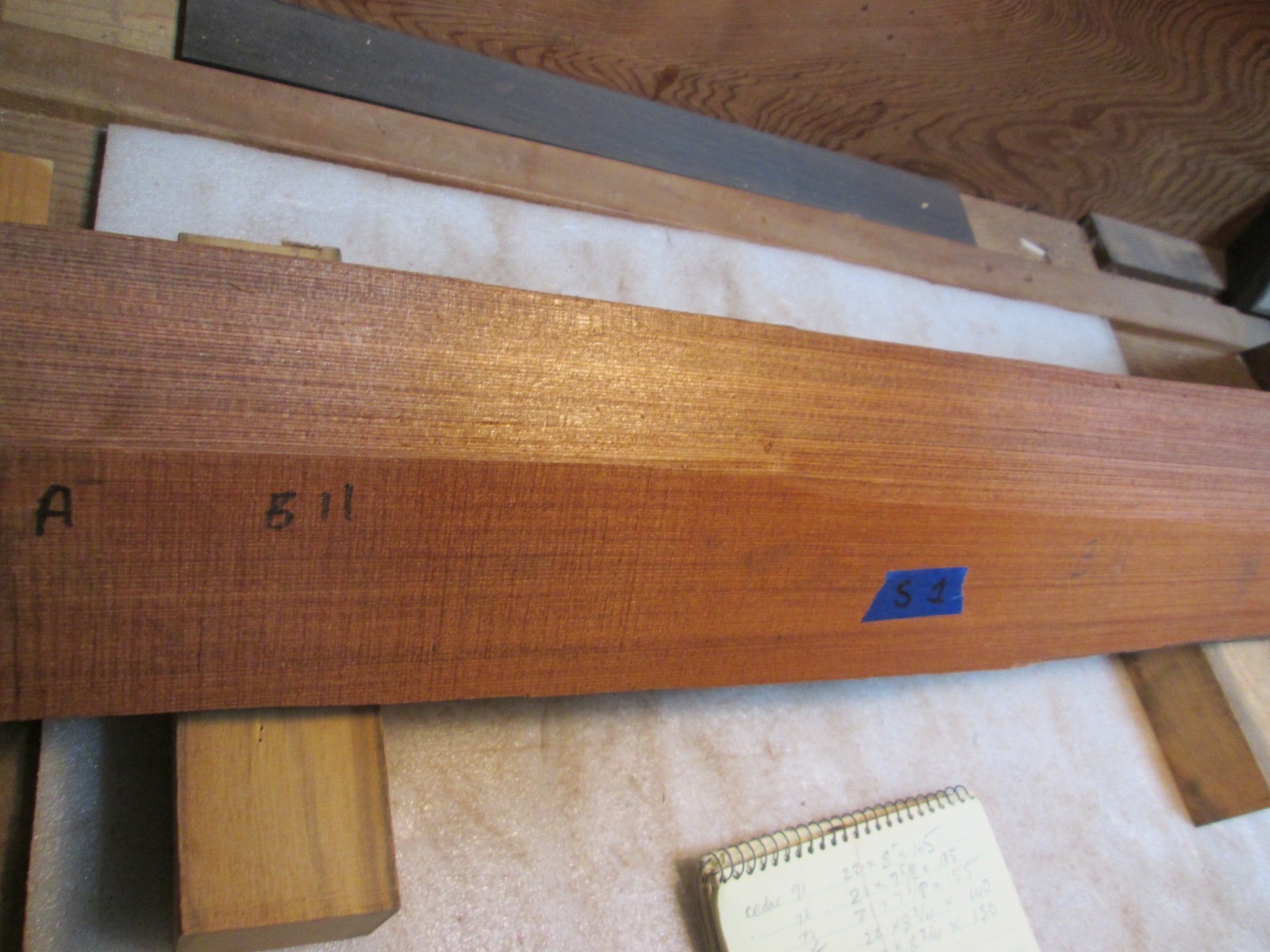 Redwood Guitar Neck Blank Luthier Tonewood #11